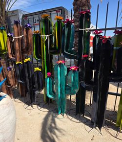 Desert beauties🌵brighten your garden🌷
Metal Art decor🪴PLANTERS
