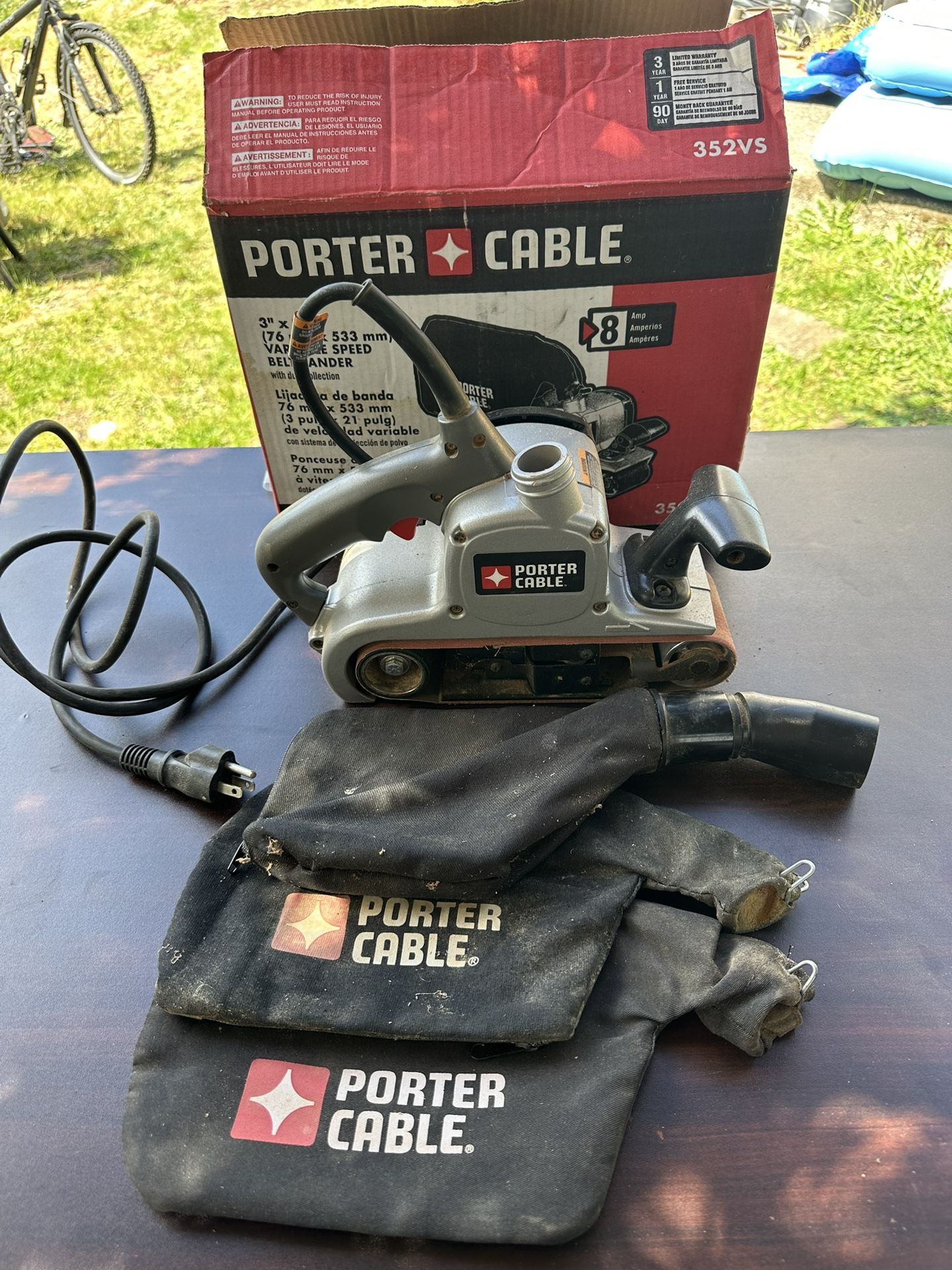 Porter Cable 352VS Variable Speed Belt Sander