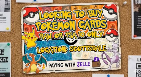 WANT TO BUY POKEMON CARDS