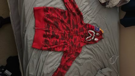Red bape hoodie