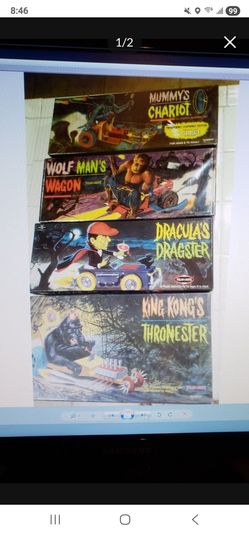 Polar Lights Monster Models Set of 4