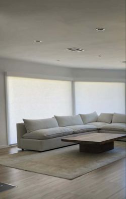 Crate & Barrel Lotus Cloud Modular Sectional Couch Sofa