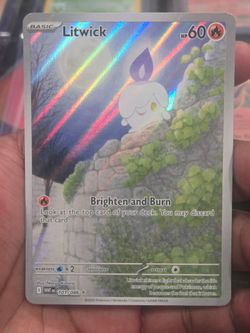 Litwick 101/086 Holo Rare Pokémon Card WHT