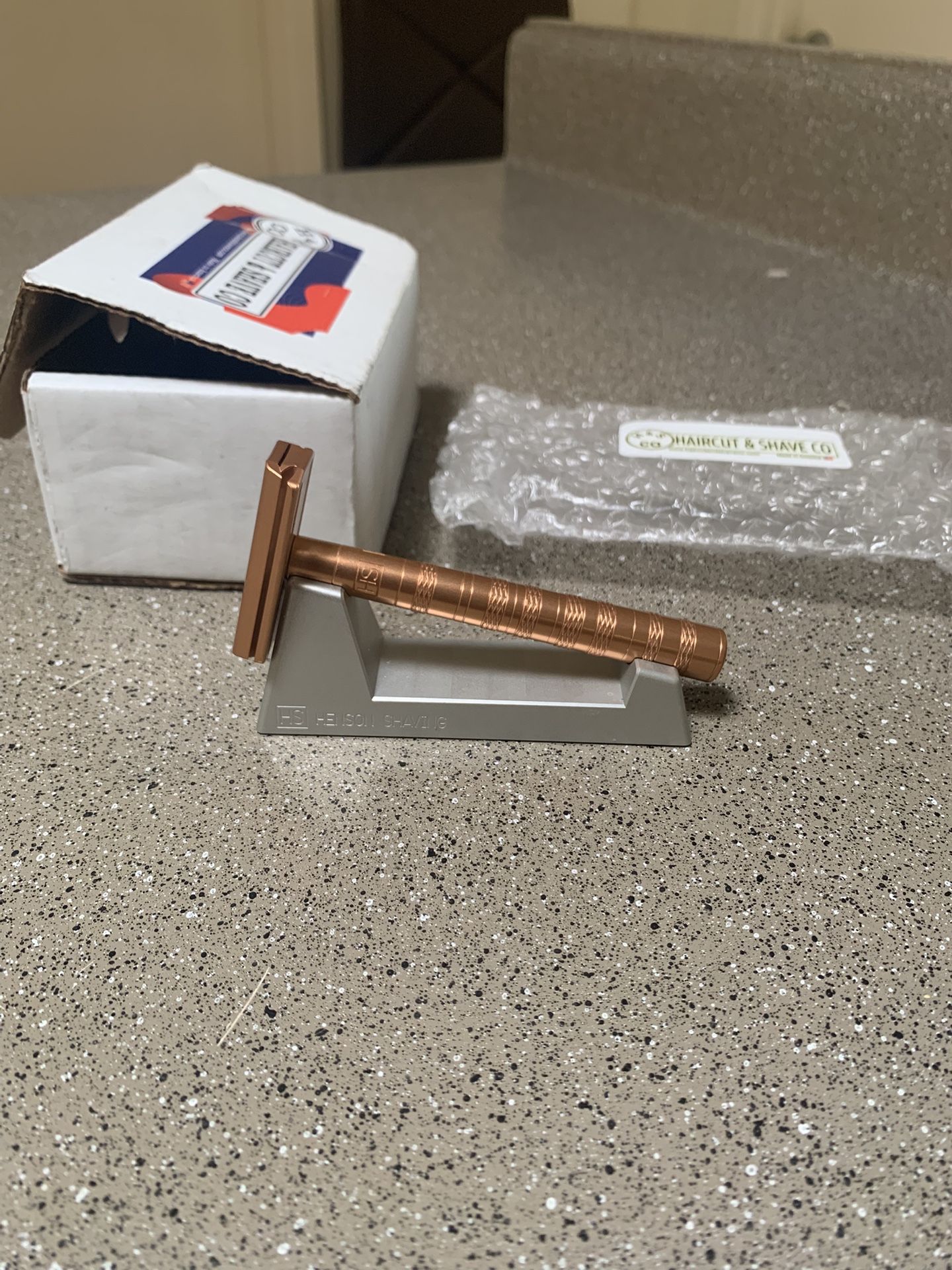 Henson Shaving Razor - Copper Double Edge Safety Razor