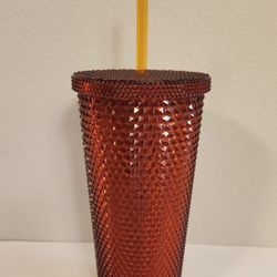 Orange Textured Tumblr Cup