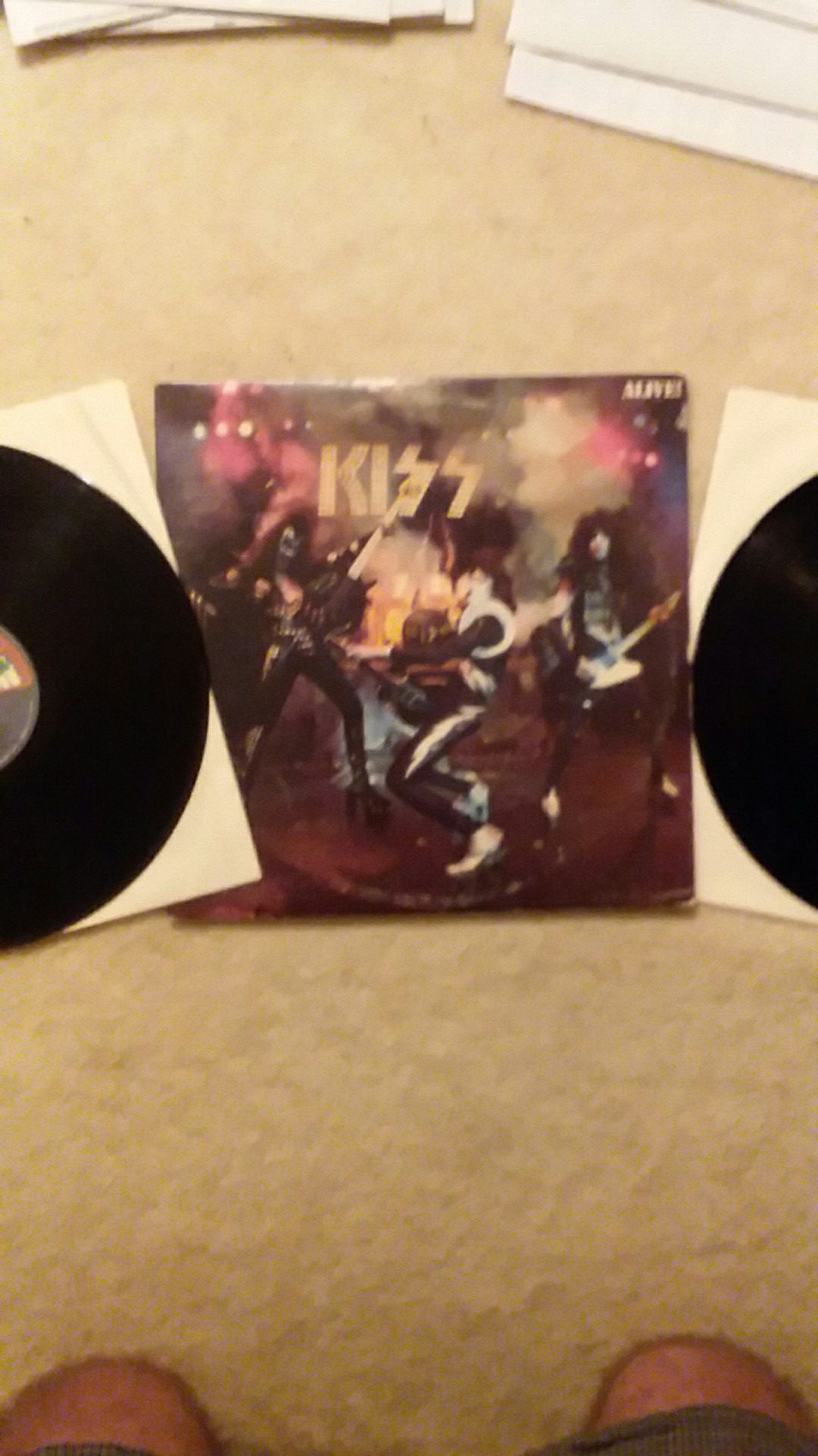 KISS ALIVE (1975) 2 VINYL RECORD SET