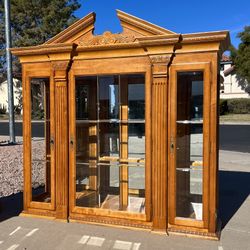 Stunning Lighted China Hutch