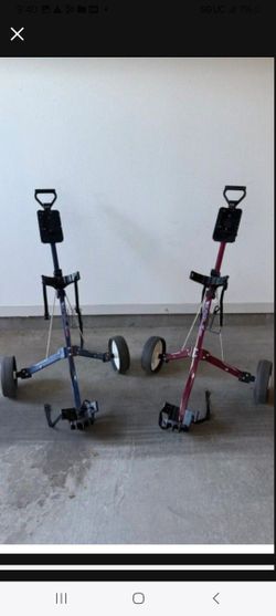 Golf Bag Push/Pull Cart