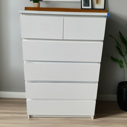WHITE IKEA DRESSER