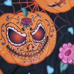 Women's Halloween Jack-o-lantern Top Size M/L PRICE IS FIRM 
