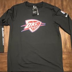 OKC Thunder Adult XL Dri-Fit  LONG SLEEVE -NWT
