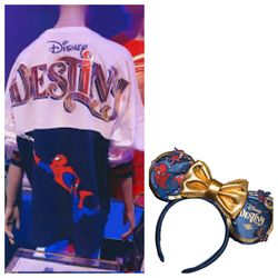 Disney Cruise Line DCL: Disney Destiny Spirit Jersey(L) , Loungefly Headset
