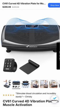 CV61 Curved 4D Vibration Plate for Muscle Activation