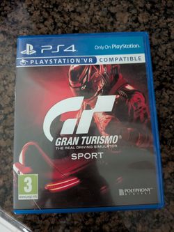 PS4 Gran Turismo Sport game disc