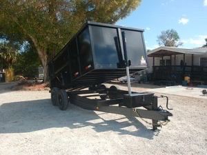 Taylor 7 x 14 High Side Dump Trailer 14k