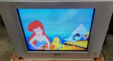 20-inch CRT TV Flat screen color retro gaming television model 2006