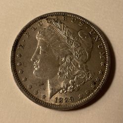 1889 P Morgan Silver Dollar 