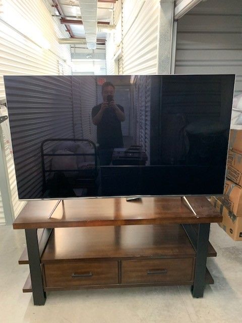 Samsung TV 65 Inch #UN65KS8000F With TV Stand 