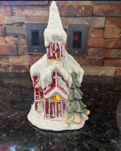 Christmas Holiday Candle Holder 