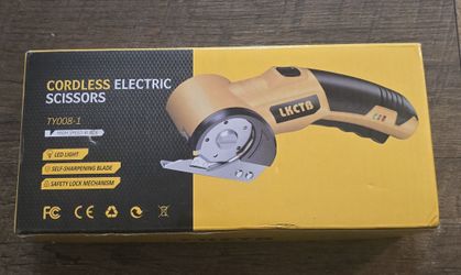 Electric Scissors, Cardboard Cutter, With LED Light, High-Efficiency Brushless Motor, 3500mAh Battery, Tungsten Steel Blade, Suitable for Cloth