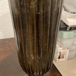Antique brown vase