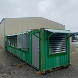 40 Foot Cargo Container With Custom Commercial Grade Vents for Sale
