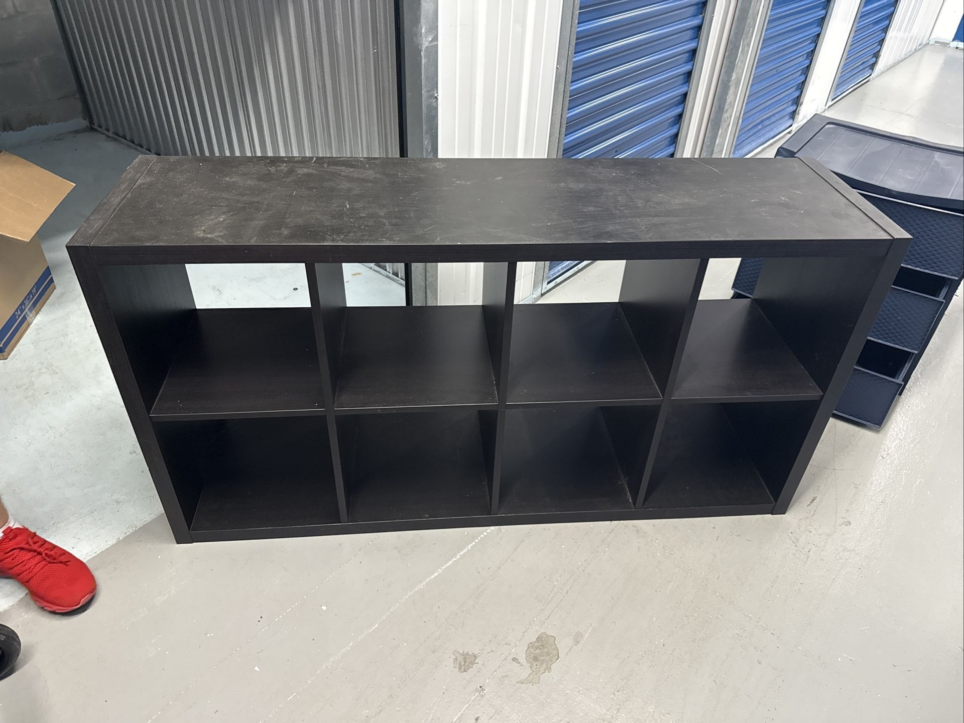 Shoe Bench with Cushion, Entryway Storage Bench with 8 Cubbies, Cubby Shoe Rack