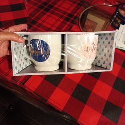 New Coffee Cups Set Of 2 
