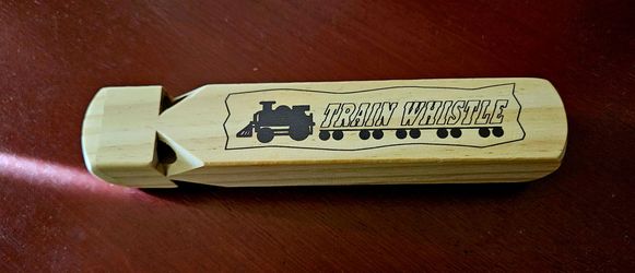 Wooden Train Whistle