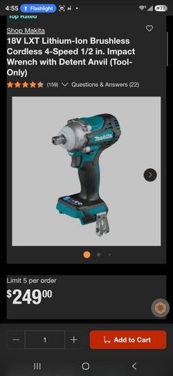 MAKITA 18V LXT BRUSHLESS CORDLESS IMPACT
