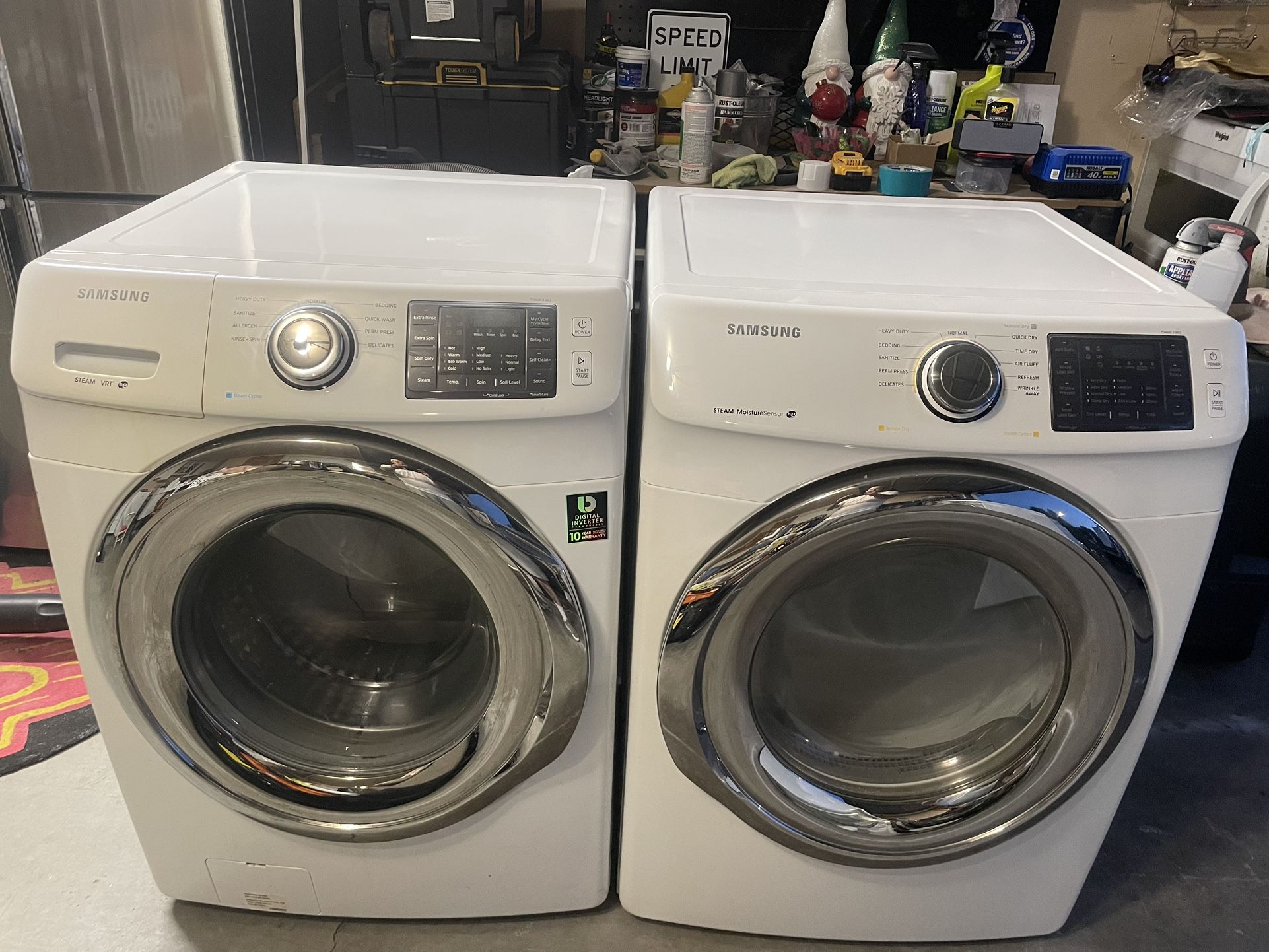 Samsung Electric Front Load Washer & Dryer Set