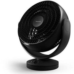 Honeywell HF710 Turbo Force Oscillating Floor Fan Black: Portable Electric Fan for Rooms, Adjustable Tilt, 3 Speeds