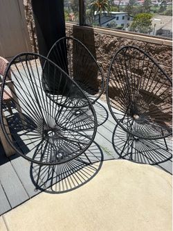 Outdoor Acapulco chairs