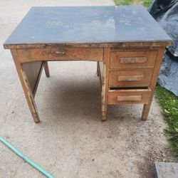 Vintage Oak Desk