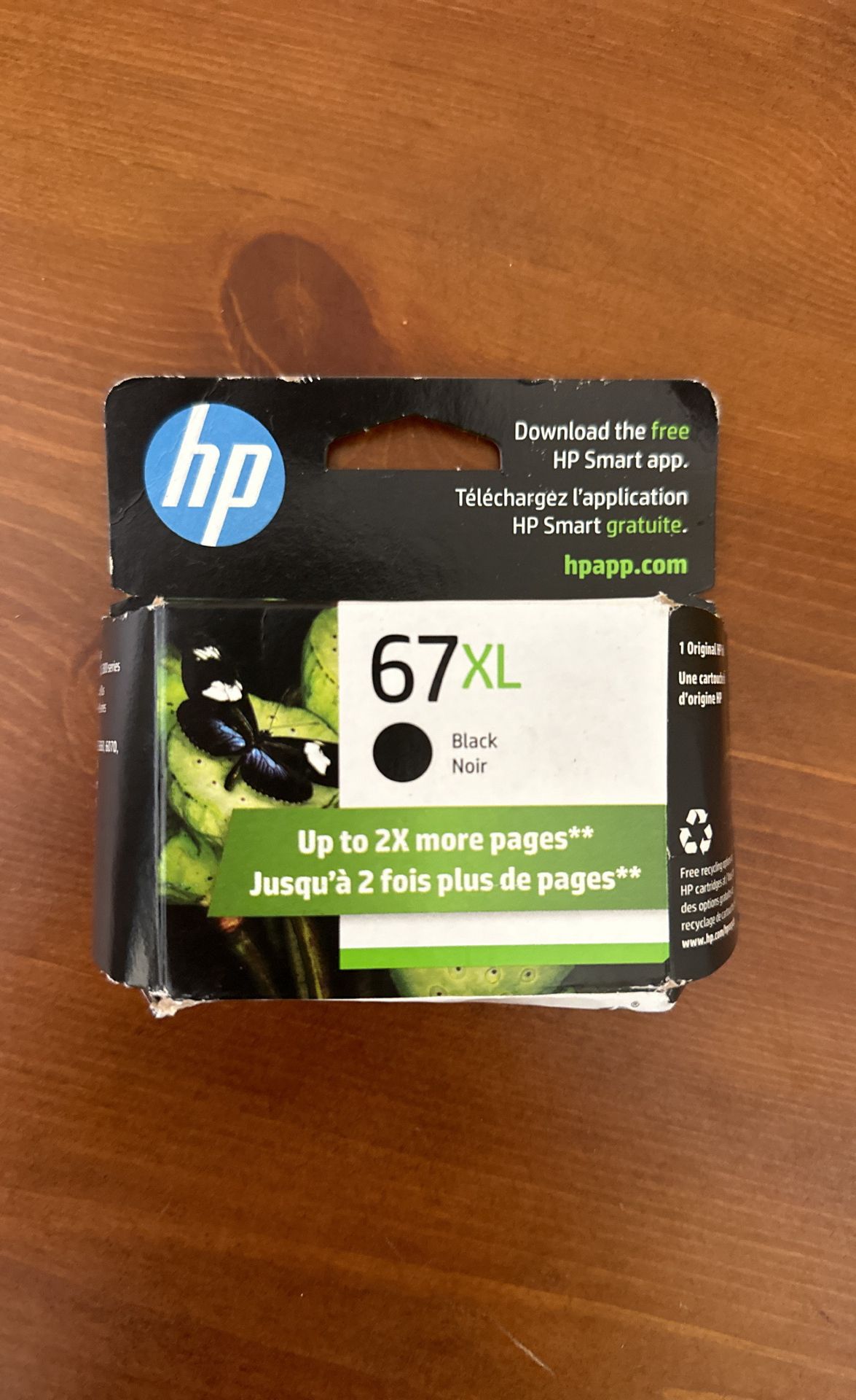 67 XL Black Printer Ink