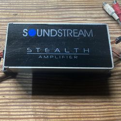 Sound Stream Stealth Amp
