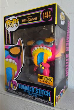 Funko Pop Disney Black Light Summer Stitch Exclusive