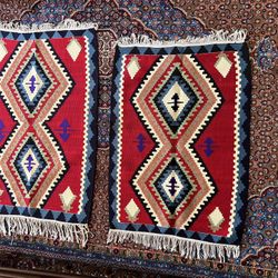 Hand Made Small Rug Kilim