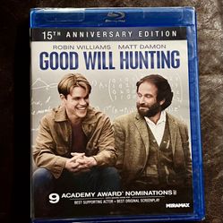 NEW Blu-Ray DVD “GOOD WILL HUNTING” Matt Damon & Robin Williams 