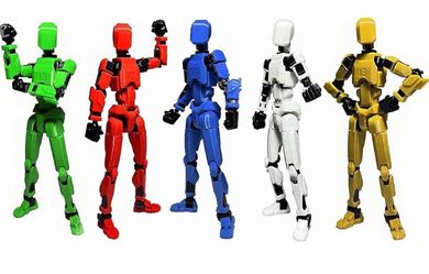 Dummy 13 posable artist mannequin assembly