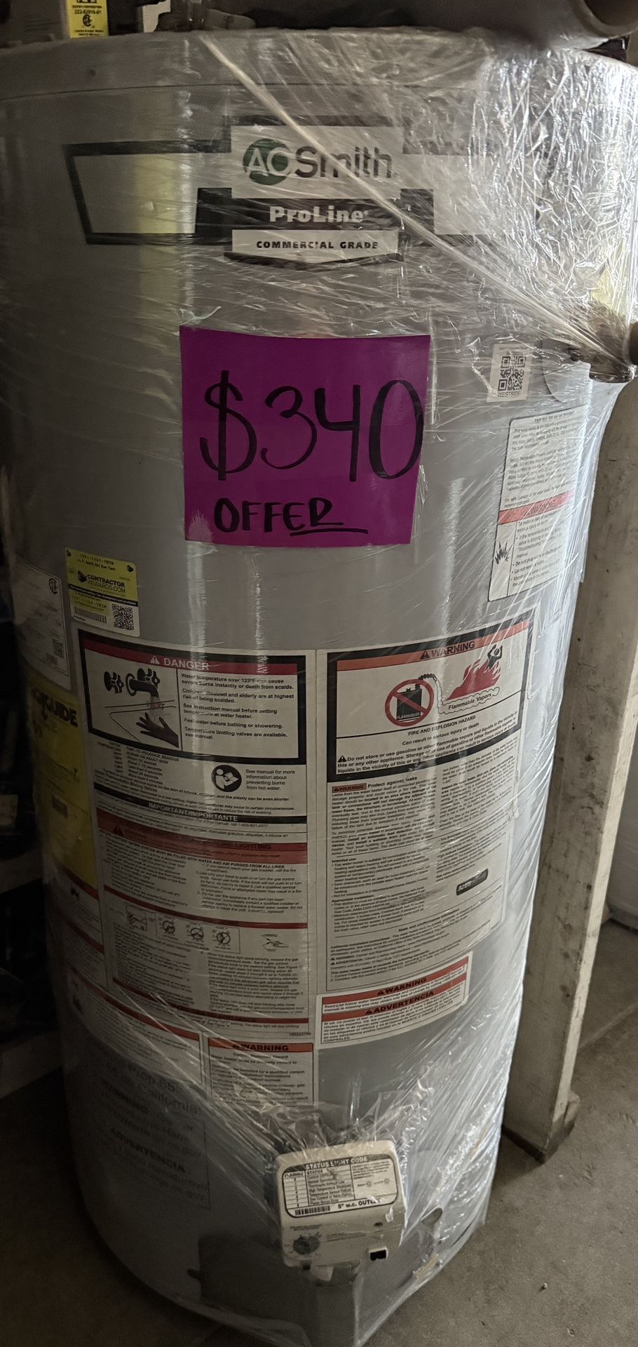 AO Smith 38Gal