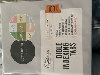 Bible indexing tabs