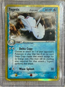 Togetic delta species ex dragon frontiers reverse holo damaged