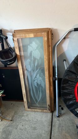 Vintage glass doors