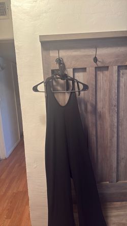 Black Halter Top Romper