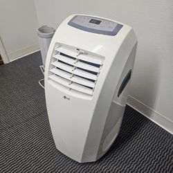 LG LP1014WNR Portable Air Conditioner 10,000 BTU w/ Window Kit + Remote – Works Great