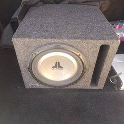 10 In JL Audio Car Speaker Inch  In a Portable Box
