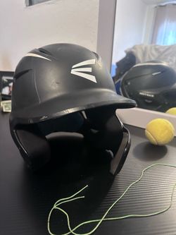 Black Easton baseball helmet