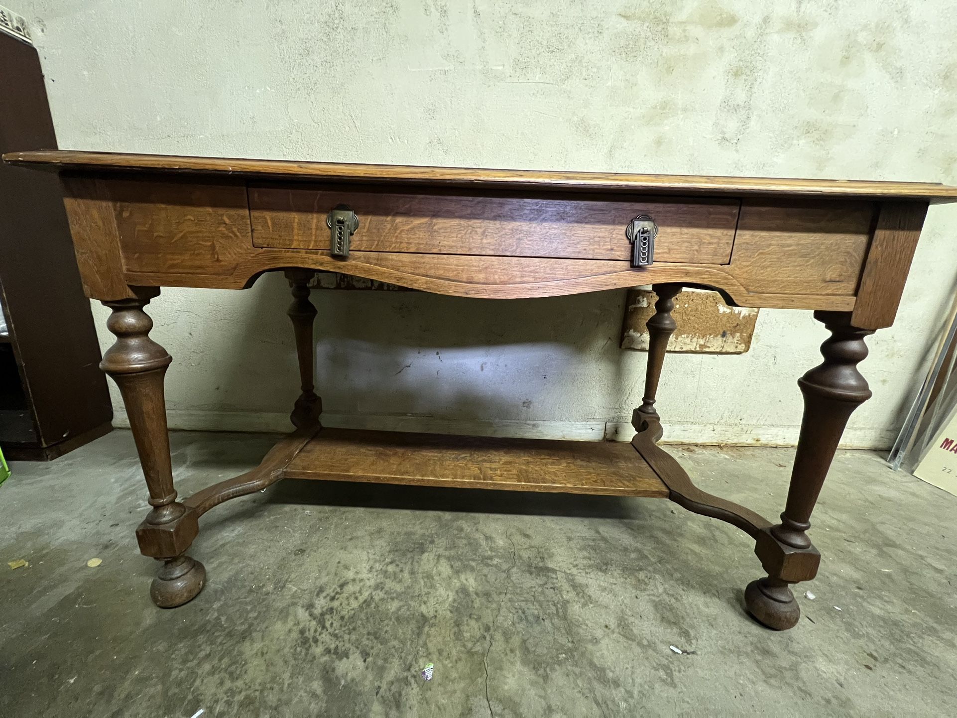 Antique Oak Writing Desk