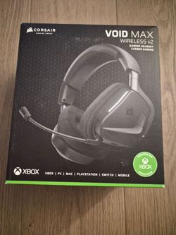 CORSAIR - VOID v2 Max Wireless Gaming Headset for PC, Playstation, Switch and Mobile - Black
